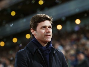 Mauricio Pochettino looks on during the Premier League match between West Ham United and Tottenham Hotspur on March 2, 2016