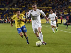 Gareth Bale in action during the La Liga game between Las Palmas and Real Madrid on March 13, 2016