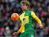 Patrick Bamford in action for Norwich City on March 5, 2016