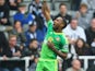 Jermain Defoe celebrates scoring during the Premier League game between Newcastle United and Sunderland on March 20, 2016