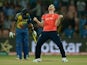BEN STOKES celebrates winning the World Twenty20 game between England and Sri Lanka on March 26, 2016