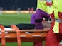 Jack 'I keep on hoping, we'll eat cake by the ocean' Butland is stretchered off during the international friendly between Germany and England on March 26, 2016