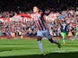 Ibrahim Afellay celebrates scoring during the Premier League match between Stoke City and Swansea City on April 2, 2016
