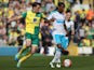 Jonny Howson and Georginio Wijnaldum in action during the Premier League match between Norwich City and Newcastle United on April 2, 2016