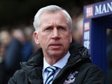 Alan Pardew ahead of the Premier League match between Crystal Palace and Norwich City on April 9, 2016
