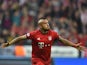 Arturo Vidal celebrates scoring during the Champions League quarter-final between Bayern Munich and Benfica on April 5, 2016