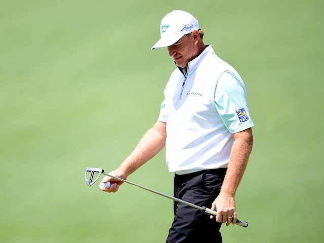Ernie Els is having a mare during the first round of The Masters on April 7, 2016
