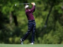 Ian Poulter in action during the first round of The Masters on April 7, 2016