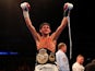 Jamie McDonnell celebrates defeating Fernando Vargas at The O2 on April 9, 2016