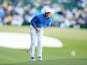 Rory McIlroy tees off during the final round of The Masters on April 10, 2016