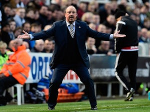 Rafael Benitez during the Premier League match between Newcastle United and Swansea City on April 16, 2016