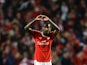 Benfica's Talisca celebrates after equalising on the night against Bayern Munich in the Champions League quarter-finals on April 13, 2016