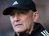 Tony Pulis prior to the Premier League match between West Bromwich Albion and Watford on April 16, 2016