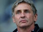 Charlton Athletic manager Jose Riga looks on as his side suffer relegation from the Championship following a 0-0 draw with Bolton Wanderers on April 19, 2016