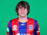 Bernardo Ribeiro of the Newcastle Jets pictured in September 2012