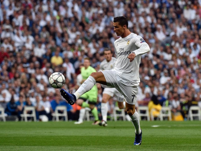 Real Madrid striker Cristiano Ronaldo in action during the Champions League semi-final second leg against Manchester City on May 4, 2016