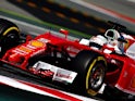 Sebastian Vettel of Ferrari during practice for the Spanish Formula One Grand Prix at Circuit de Catalunya on May 13, 2016