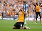 Abel Hernandez reacts to a missed chance during the Championship playoff final between Hull City and Sheffield Wednesday on May 28, 2016