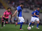 Antonio Candreva of Italy in action during the international friendly between Italy and Scotland on May 29, 2016 in Malta