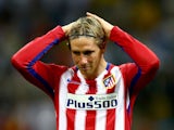 Fernando Torres holds back the tears after the Champions League final between Real Madrid and Atletico Madrid on May 28, 2016