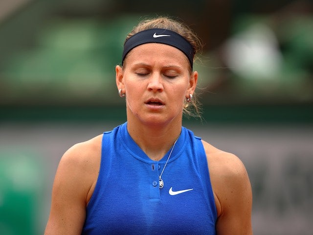 Lucie Safarova in action at the French Open on May 27, 2016
