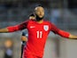 Nathan Redmond celebrates scoring during the game between Paraguay under-23s and England under-21s on May 25, 2016