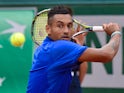Nick Kyrgios in action at the French Open on May 27, 2016