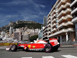 Sebastian Vettel in action at the Monaco GP on May 28, 2016