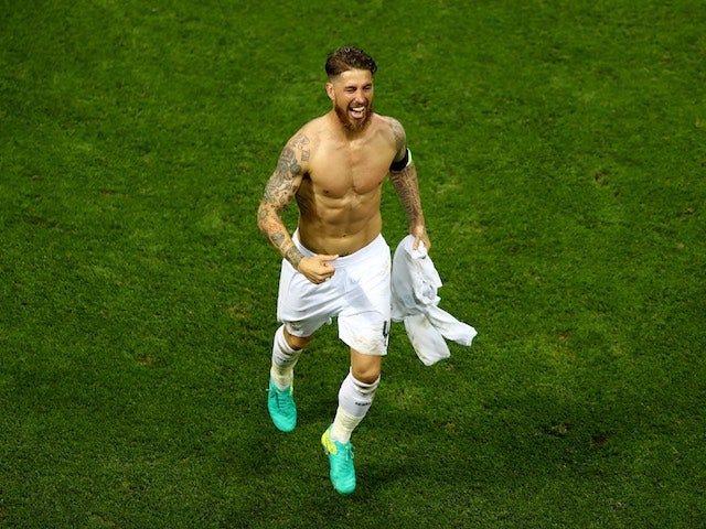 sergio ramos shirtless 2022