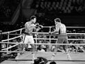 Muhammad Ali against George Foreman in 1974