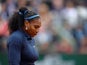 Serena Williams looks deflated after losing the French Open final to Garbine Muguruza on June 4, 2016