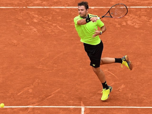 Stan Wawrinka in action at the French Open on June 1, 2016