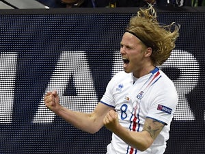 Villa sign Iceland's Birkir Bjarnason