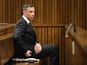 Oscar Pistorius sits inside the dock at the high court in Pretoria ahead of sentencing on June 13, 2016