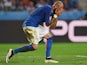 Simone Zaza reacts during the Euro 2016 Group E match between Italy and Republic of Ireland on June 22, 2016