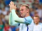 Wayne Rooney of England applauds the supporters after his team's 1-2 defeat in the UEFA EURO 2016 round of 16 match between England and Iceland at Allianz Riviera Stadium on June 27, 2016 in Nice, France