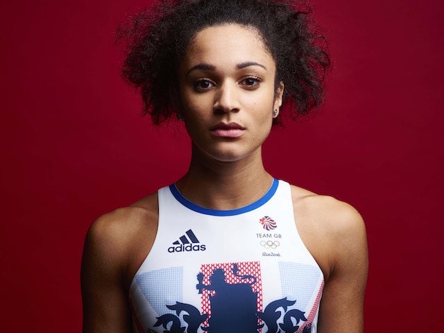 Jodie Williams wearing the Team GB kit for Rio 2016