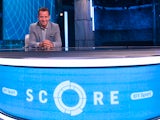 Mark Pougatch on the set of BT Sport Score