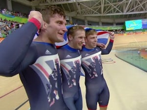Great Britain win gold in team sprint