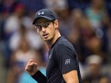 Andy Murray in action at the US Open on August 30, 2016