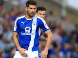 Ched Evans cops a feel while playing for Chesterfield in August 2016