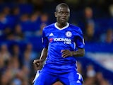 N'Golo Kante in action for Chelsea on August 15, 2016