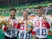 Jon-Allan Butterworth, Jody Cundy and Louis Rolfe pose with their gold medals after winning the mixed C1-5 750m team sprint at the Paralympic Games in Rio de Janeiro on September 11, 2016