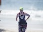 Lauren Steadman emerges from the water during the women's PT4 triathlon at the Paralympic Games in Rio de Janeiro on September 11, 2016