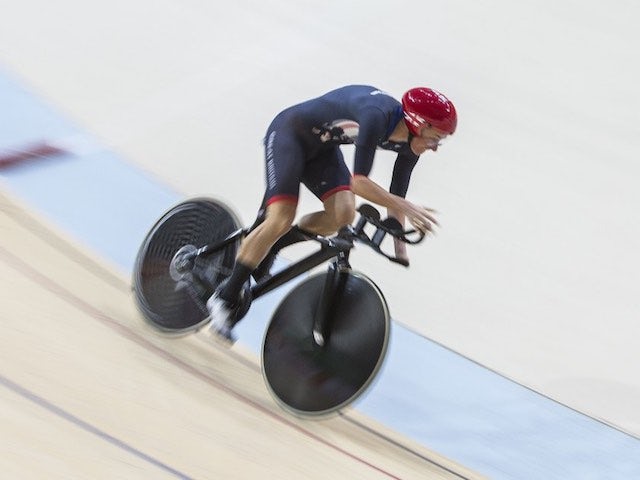 Sarah Storey in action during the women's C4-5 500m time trial at the Paralympic Games in Rio de Janeiro on September 10, 2016