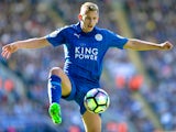 Leicester City midfielder Marc Albrighton in action during his side's Premier League clash with Southampton at the King Power Stadium on October 2, 2016