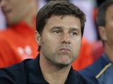 Spurs manager Mauricio Pochettino watches on on September 14, 2016