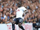 Moussa Sissoko in action for Tottenham during the Premier League match between Tottenham Hotspur and Sunderland at White Hart Lane on September 18, 2016