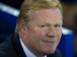 Everton manager Ronald Koeman looks on during his side's 1-1 draw with Crystal Palace at Goodison Park on September 30, 2016