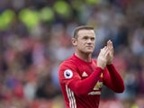 Wayne Rooney applauds Manchester United supporters on September 24, 2016